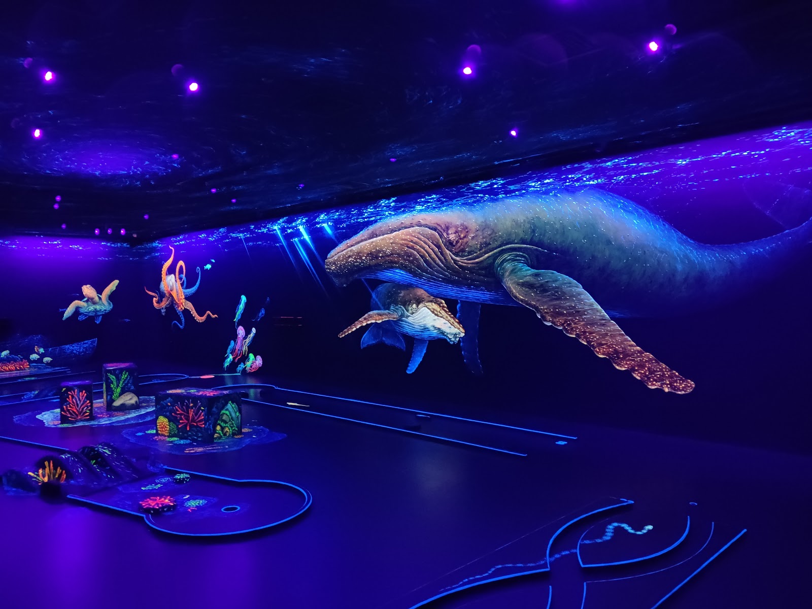 3D Blacklight Minigolf Dubai